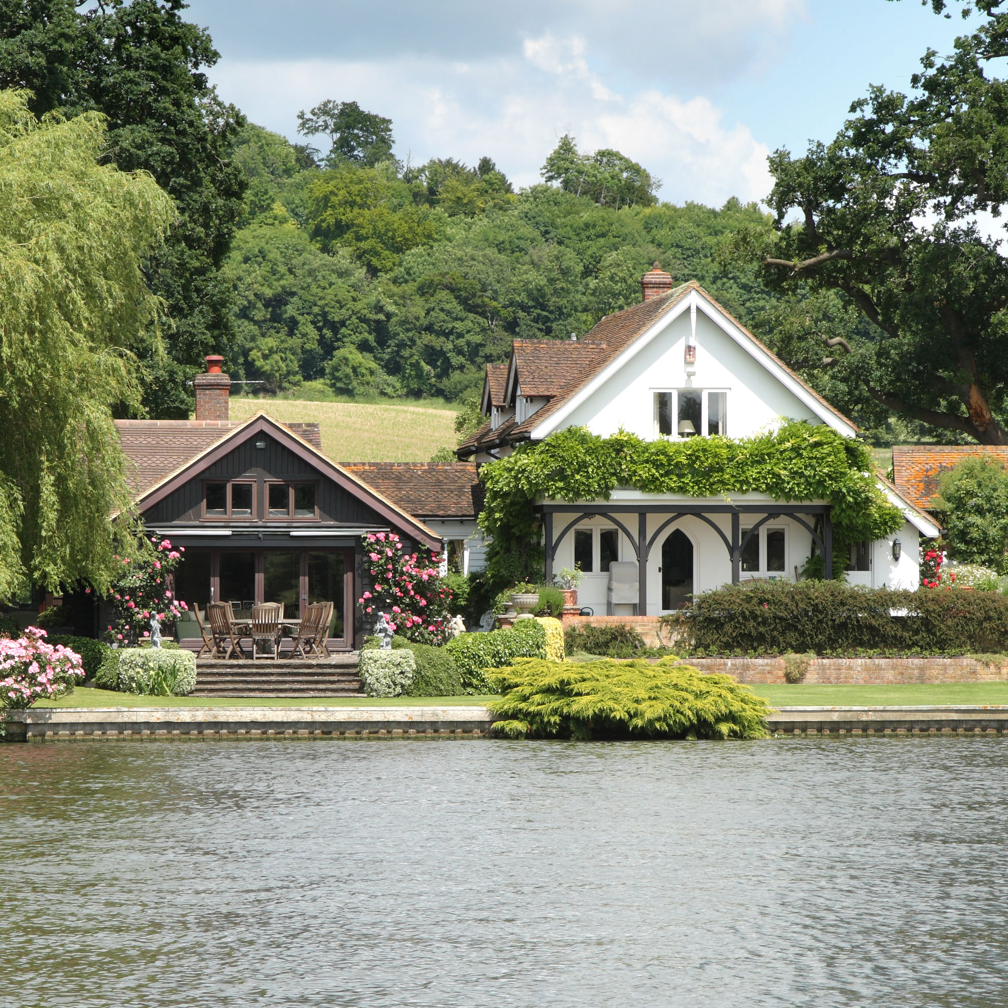 Image of riverside home